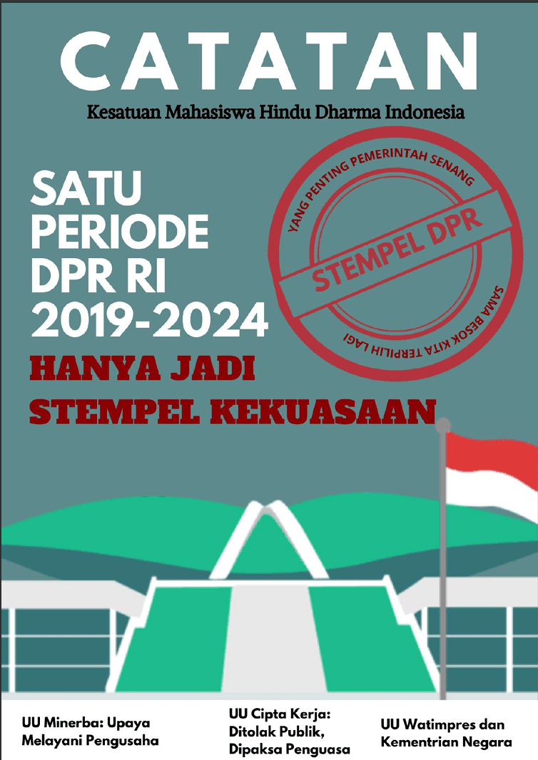 KMHDI: Catatan 1 Periode DPR RI 2019-2024